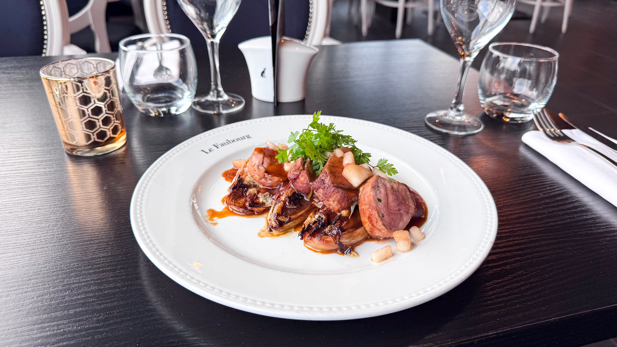 Plat gastronomique