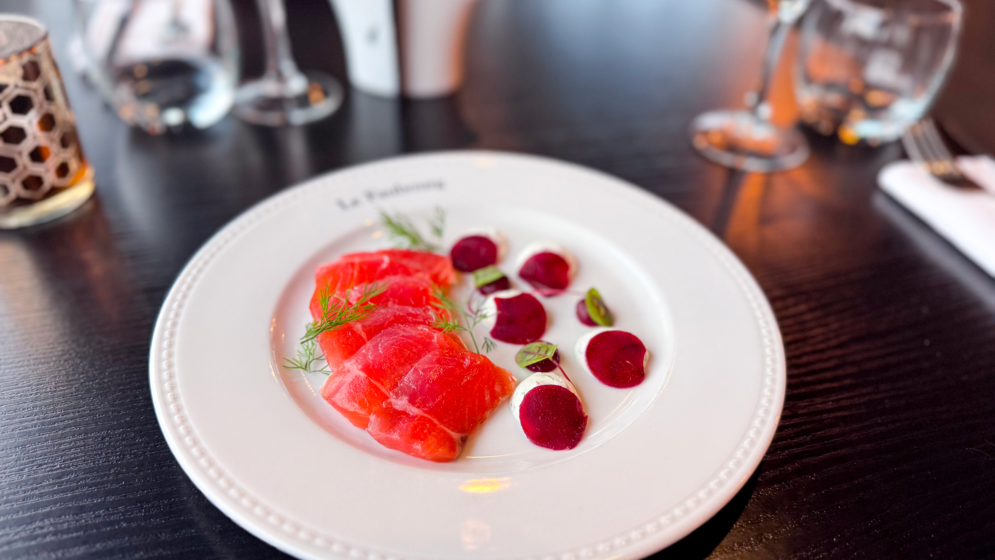Plat gastronomique