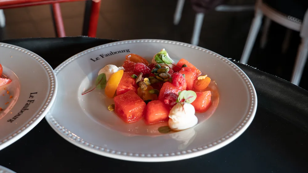 Plat gastronomique